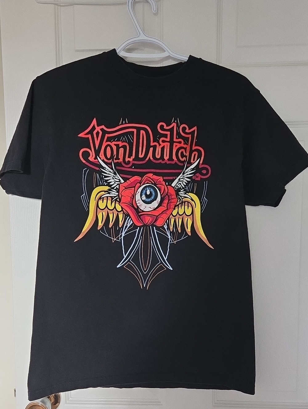 Von Dutch Black Graphic Short-Sleeve Tee